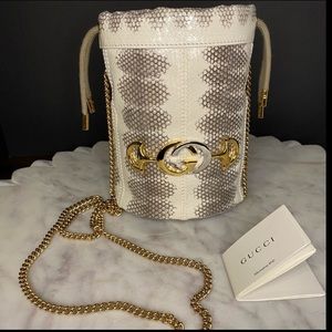 Gucci Bucket Zumi Mini Snakeskin python 🐍